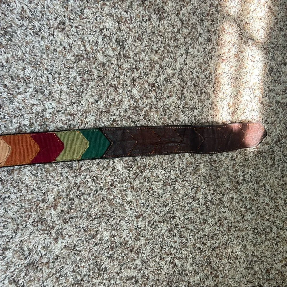 Women’s Multicolor Tapestry Vintage Boho Belt 40 inches